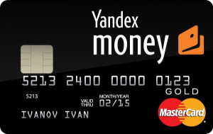 Банковская карта яндекс деньги